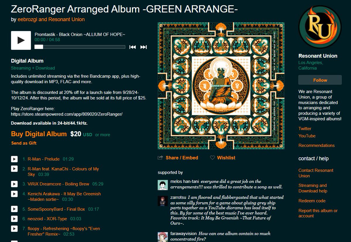 Enjoying #ZeroRanger -GREEN ARRANGE-?

Share a favorite track of yours in the comments below!