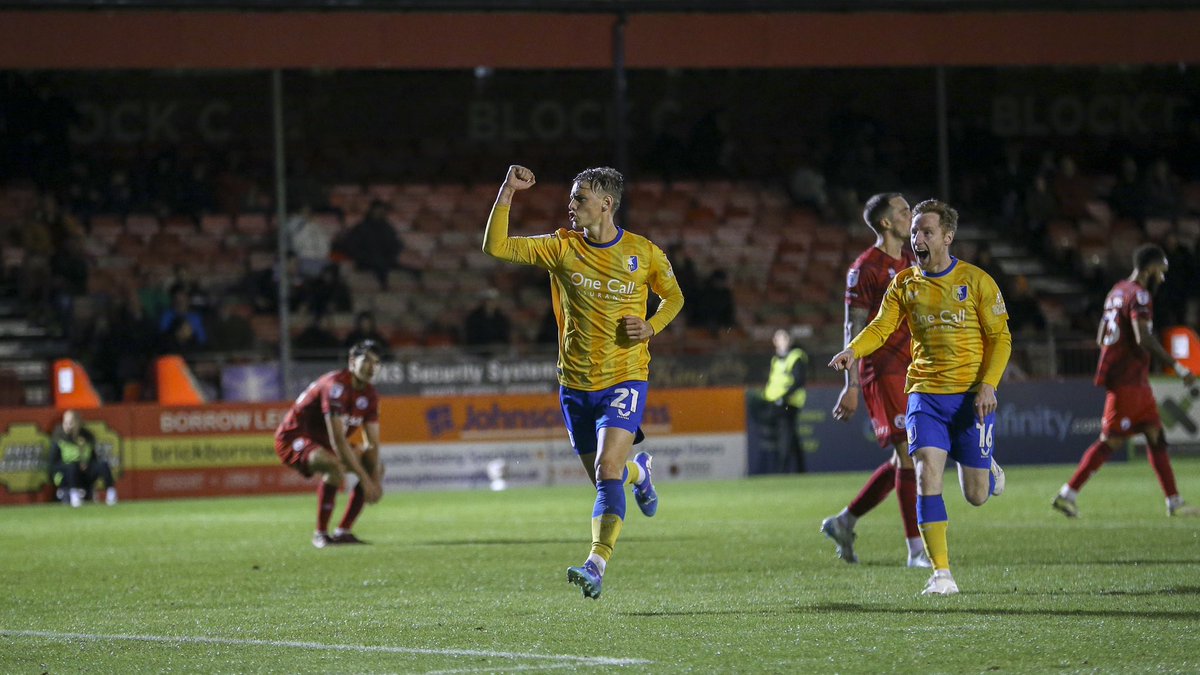 mansfieldtownfc's tweet photo. 🚂 90+2’ https://t.co/1NIatCsaQZ