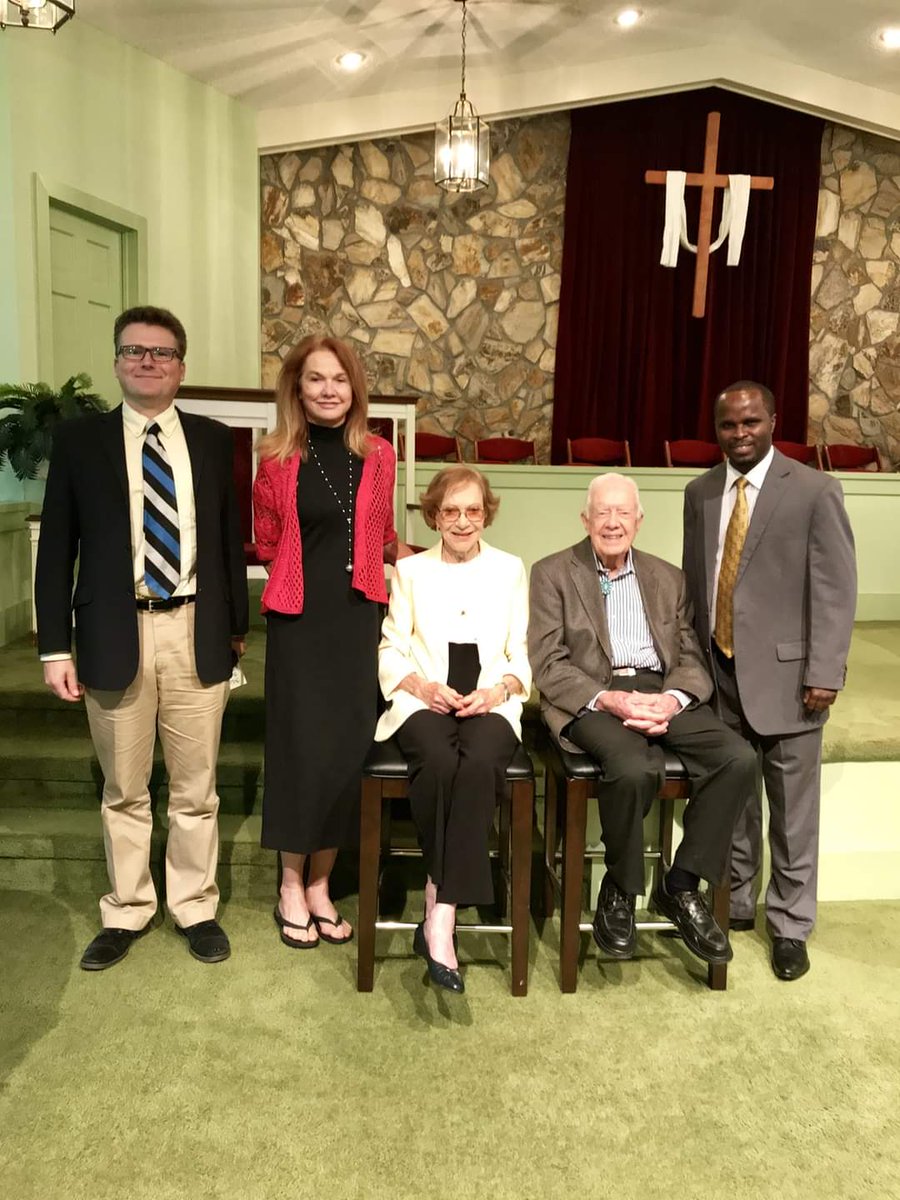 Joenzioki's tweet photo. Happiest 100th birthday president Jimmy Carter. We honour you for your life of  service and dedication which has made the world a better place. May God shower you with his everlasting love and grace https://t.co/o1yWmR78Sw