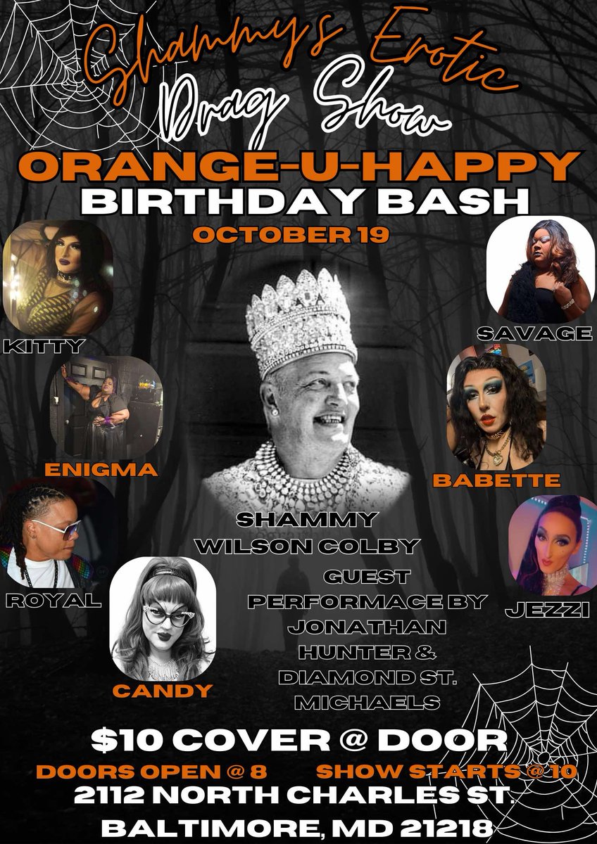 TheSavageOnyx's tweet photo. And we just keep coming back. Next show is October 19th. Come through for a show unlike any show you've ever seen.
#supportlocaldrag #baltimoredragqueen #baltimoredrag #dragqueen #sheincurves https://t.co/juUrX6xWCS