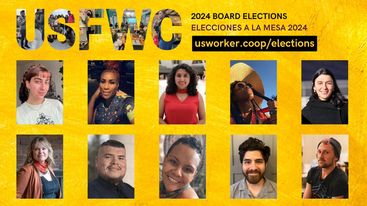 USFWC's tweet photo. Meet these powerful candidates in the running to lead our national #WorkerCoop movement for the next 2 yrs at https://t.co/fYdCQVmuu3  

Don't miss your chance to cast a vote -- voting closes for all eligible USFWC members October 7th 📮 

#ThisIsWhatDemocracyLooksLike https://t.co/ps7eitSXco
