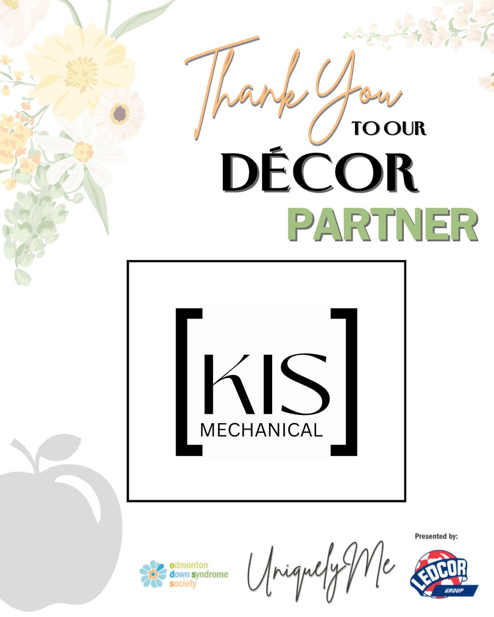 EDSSociety's tweet image. Thank you to our Decor Partner - KIS Mechanical @kismech
#edmontonevents #uniquelyme #fashionshow #yegfundraiser #EDSS #downsyndrome #supportlocal #yegsupporters