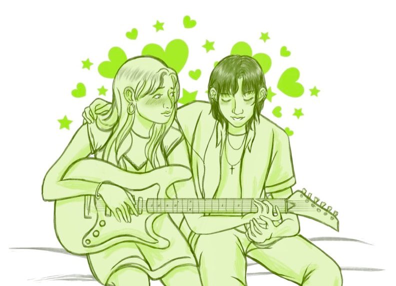 peechbloom's tweet photo. hello #yuritwt im lelo follow me for yuri + music recs and the occasional fanart 🫡 https://t.co/Dl56ALe6N8
