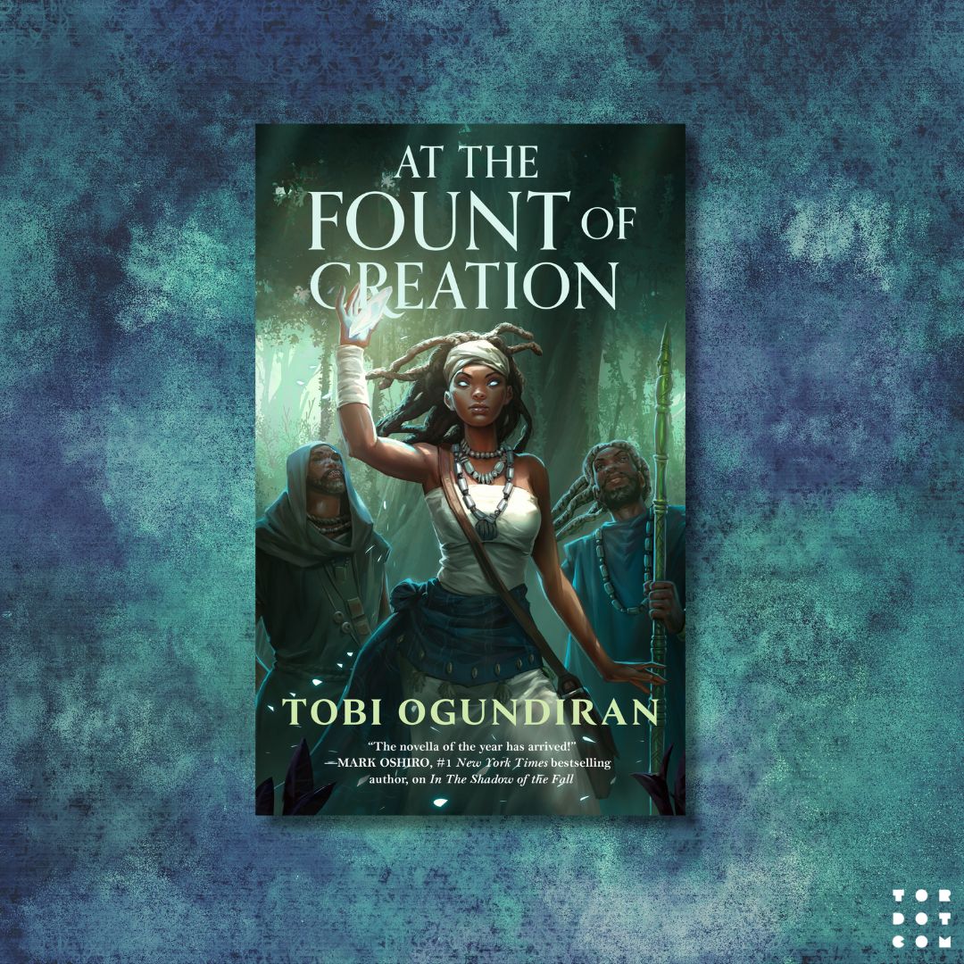 Tordotcom Publishing (@tordotcompub) on Twitter photo The fate of the orisha will be decided in At the Fount of Creation by <a href="/tobi_thedreamer/">Tobi Ogundiran</a>, the sequel to In the Shadow of the Fall & the finale of the Guardian of the Gods duology!
Coming 1.28.25! The fate of the orisha will be decided in At the Fount of Creation by <a href="/tobi_thedreamer/">Tobi Ogundiran</a>, the sequel to In the Shadow of the Fall & the finale of the Guardian of the Gods duology!
Coming 1.28.25!