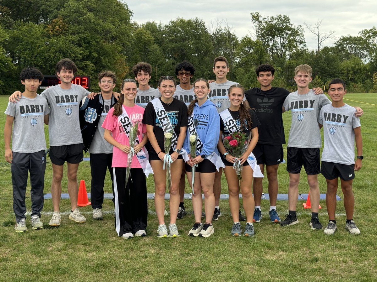 Congratulations to our Darby XC Seniors! Thanks for all you have done to better the program! #leavealegacy