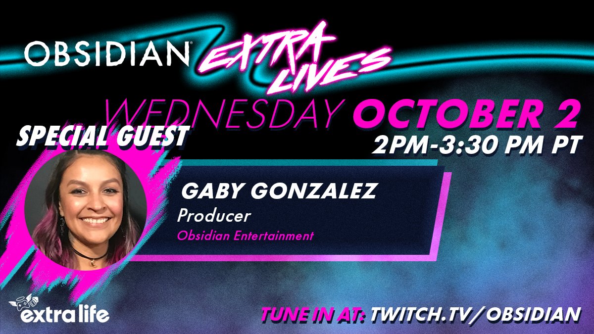 We're continuing our Hispanic Heritage Month celebrations with Producer Gaby Gonzales! Let's chat about game development while we play Tiny Tina's Wonderlands by <a href="/GearboxOfficial/">GearboxOfficial</a>. ✨ If you're interested in video game production, ask us tomorrow in Twitch Chat!

📅 Tomorrow, 2PM