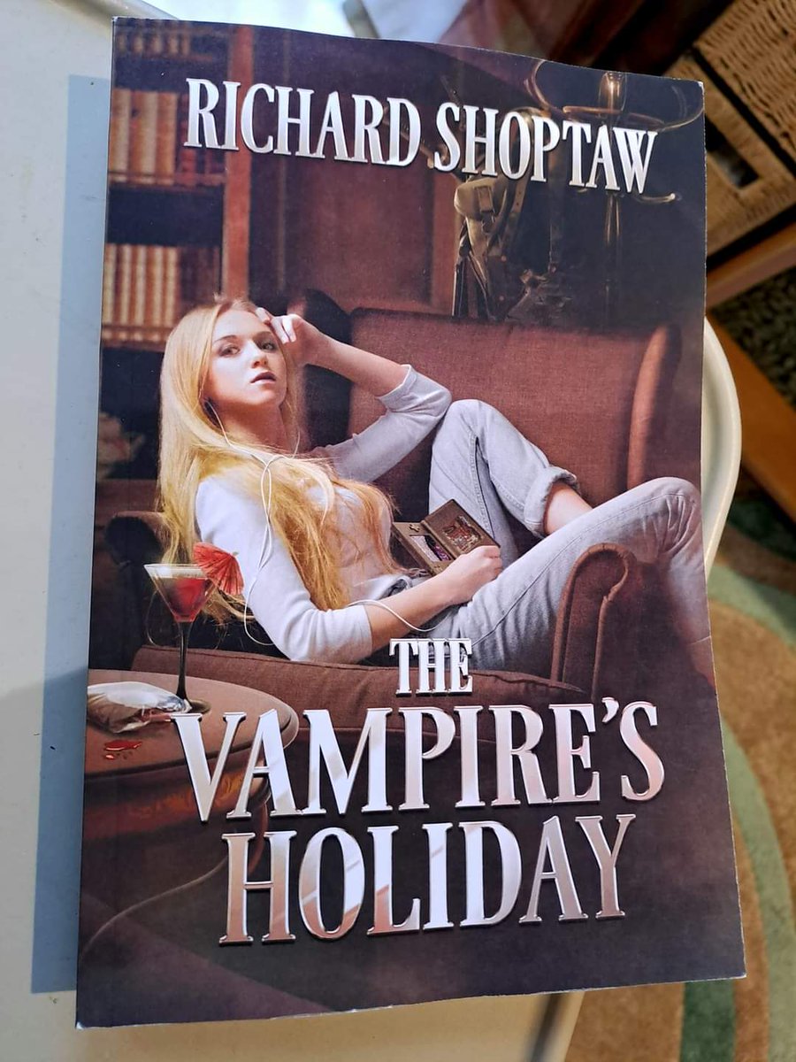 "The Vampire's Holiday", formerly known as "The Goddess' Respite", re-edited and re-released.  Brilliant first installment in an epic saga.  Fantastic characters.  Action, darkness, fun, gravitas, humour, intrigue and hints of greater events - past, present and future.