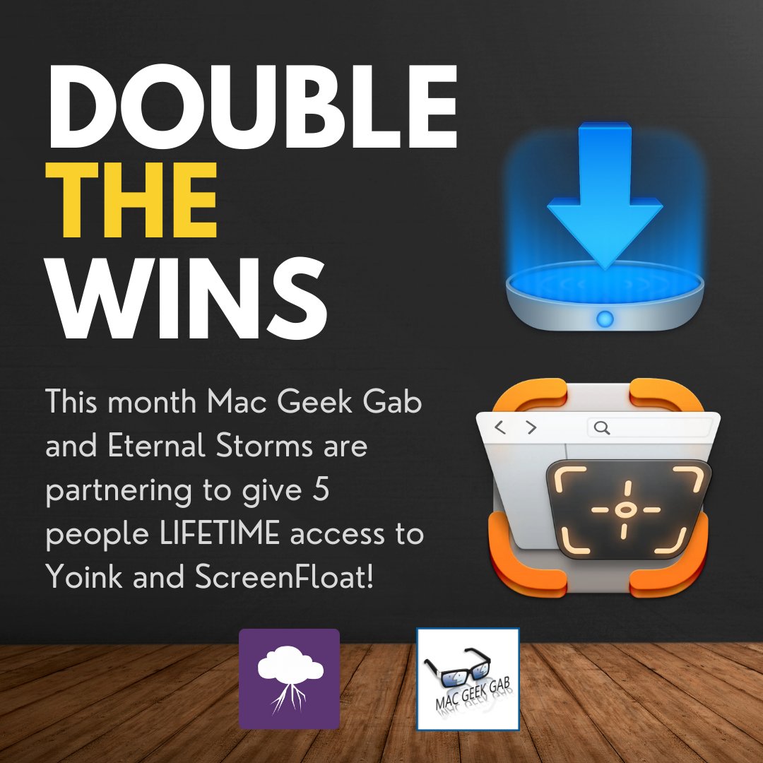 Our October Giveaway Is Live! 
We are giving 5 lucky people LIFETIME access to Yoink AND ScreenFloat from <a href="/eternalstorms/">Matthias Gansrigler-Hrad</a> 

Enter Here: sweepwidget.com/c/84668-7xaeb6…