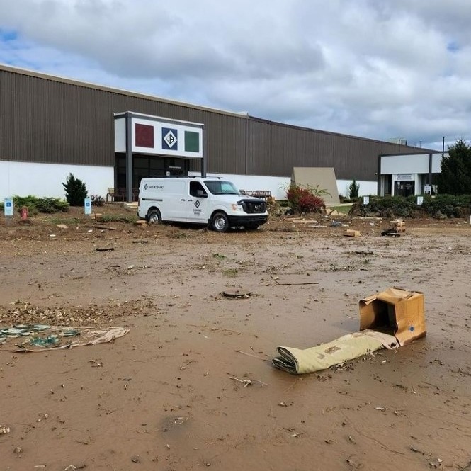 Due to significant damage at our facility, we will be closed for the foreseeable future as we assess the situation &amp; ensure our employees' safety. We understand the impact this will have on our customers &amp; appreciate your patience &amp; support during this difficult time. #WNCStrong