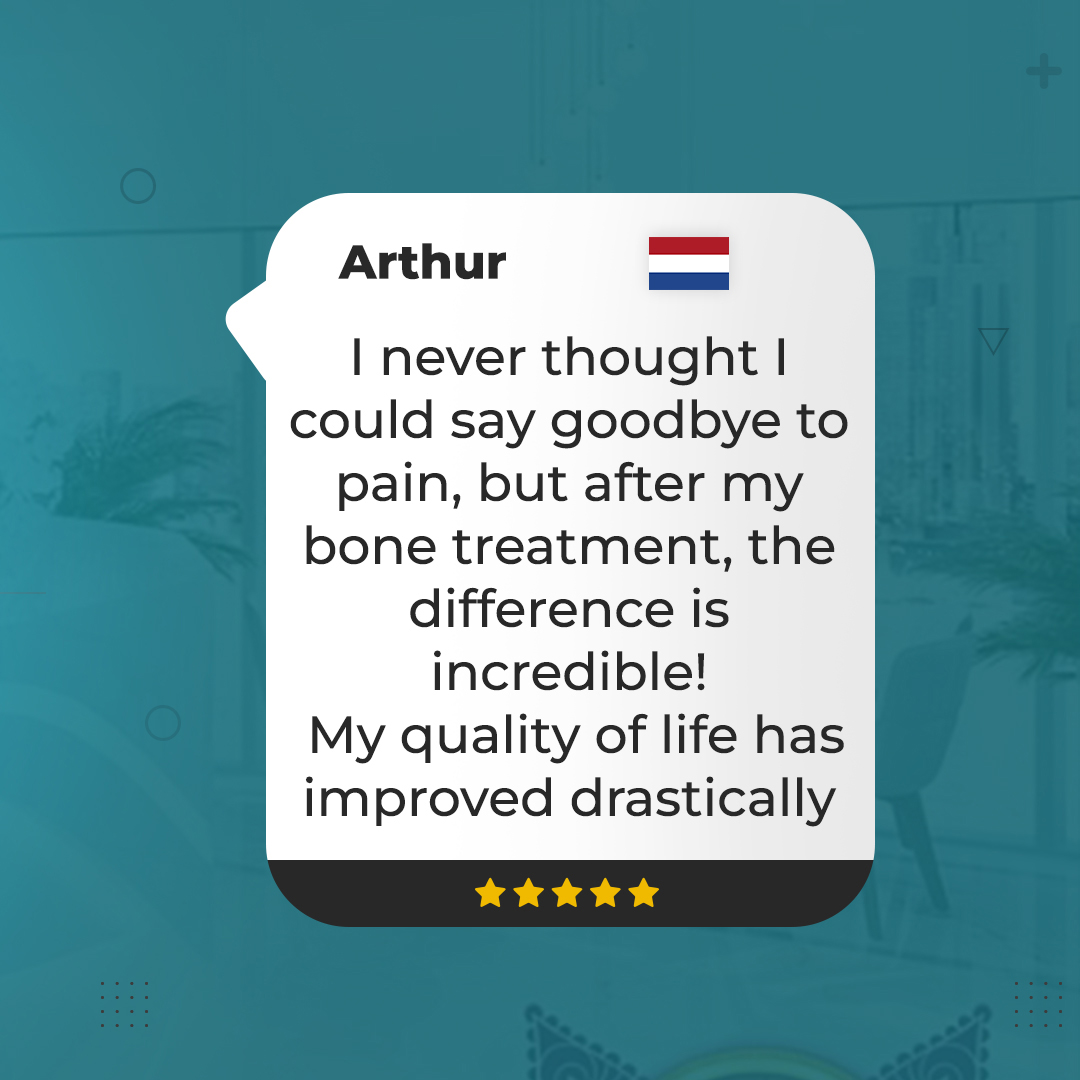Medguarantee's tweet image. 🌟 I never thought I could say goodbye to pain, but after my bone treatment, the difference is incredible! 

My quality of life has improved drastically 🌟

👇Contact us today!
🌐Visit: medguarantee.com
📞Call: +90 850 441 9109

#BoneSurgery #OrthopedicCare