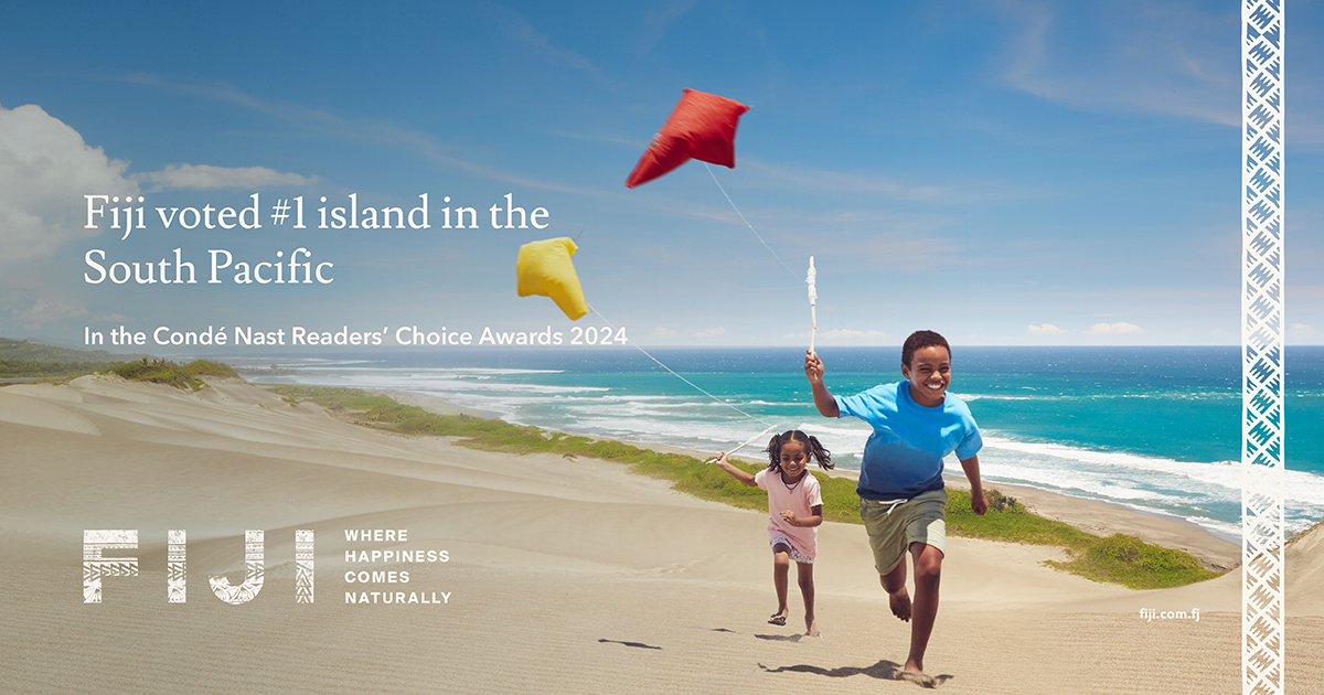 Fiji has been recognized as the #1 island in Australia and the South Pacific for the second consecutive year in Condé Nast Traveler’s prestigious 2024 Readers' Choice Awards!  Vinaka to our visitors and congratulations to all our industry winners!