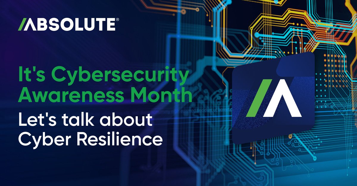 Happy #CyberSecurityAwarenessMonth! This October, we’re highlighting the importance of #CyberResilience and its crucial role in shaping modern security strategies. Follow along for more. 👀