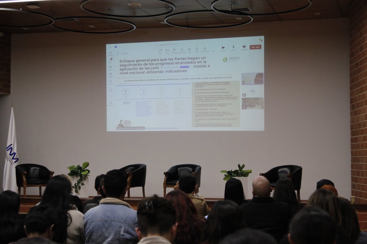INMdeColombia's tweet photo. José Abraham Ortinez, comenta la experiencia de #México para rendir cuenta de las acciones de #Mitigación incluidas en las Contribuciones Nacionalmente Determinada, promoviendo la #Exactitud, #Transparencia, #Comparabilidad y #Coherencia de las medidas. https://t.co/32aGyNtTkE