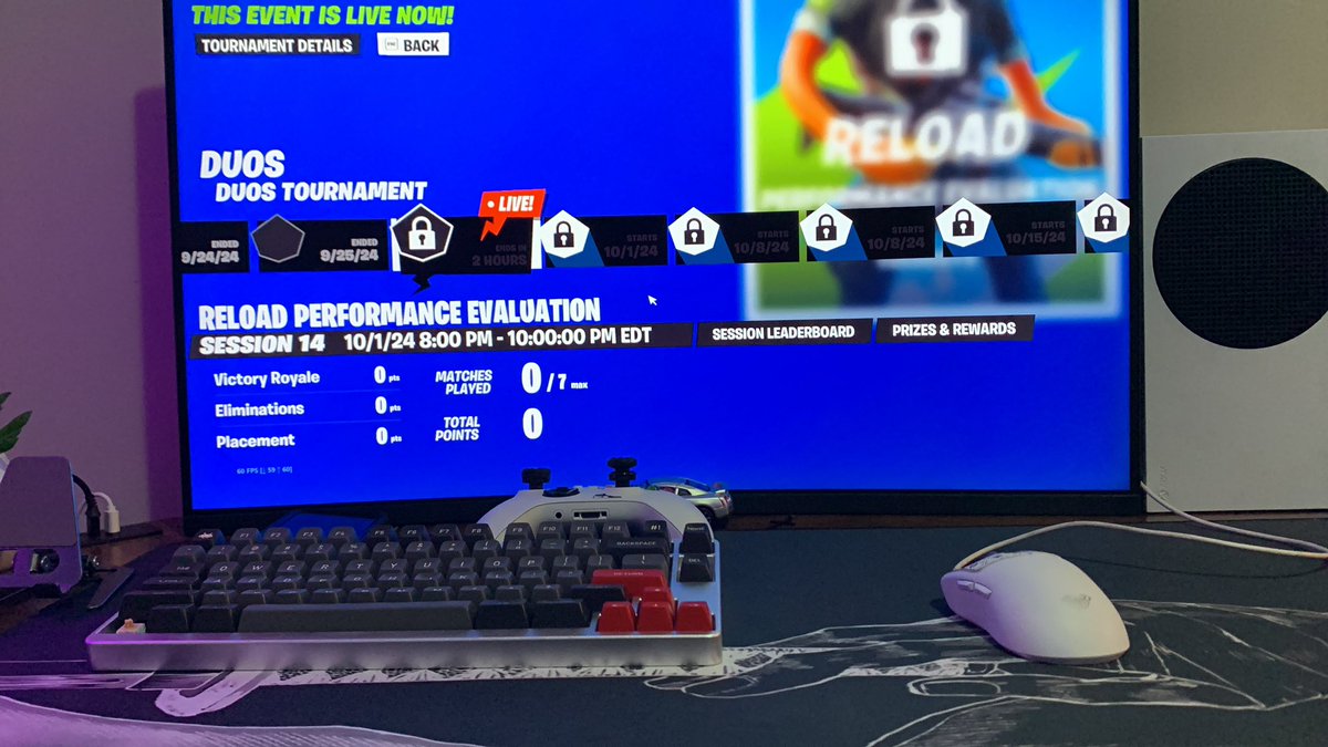 TheFalls_'s tweet photo. Why is the reload cup locked it’s qualifiers??? https://t.co/yaJC5HslZC