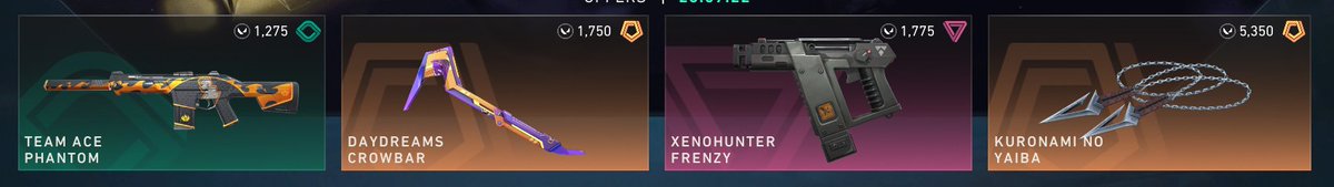 aclimits's tweet image. NO NOT THE MELEE THE VANDAL PLEASSE!!!! Day 13 of no Kuronami Vandal. #VALORANT #Waiting