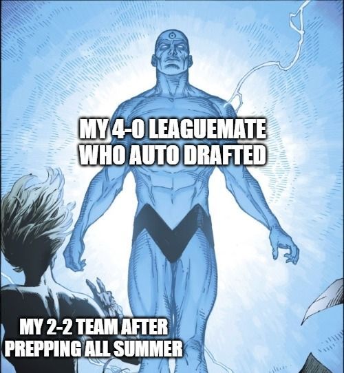 FantasyPros's tweet photo. Every single year 😭 https://t.co/A6PWLvy1w0