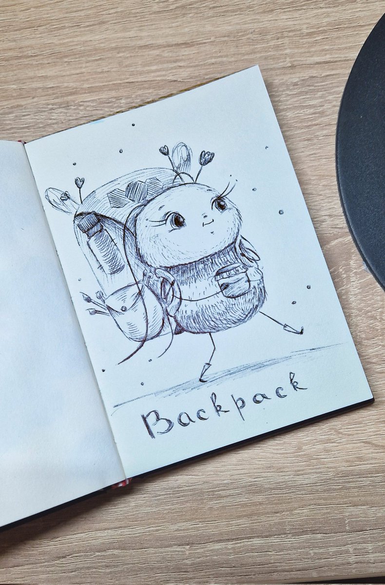 Lu_Bee_Art's tweet photo. Day 1
Ready for new adventures with my backpack!
#lu_bee_art #inktober2024 #inktober #sketch #BeeBackpack #BeeAdventures https://t.co/kds3cZMMgv