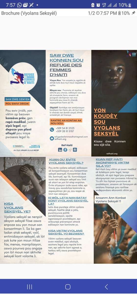 RefugeRef's tweet image. Vyolans seksyèl se yon krim grav ki gen gwo konsekans sou byennèt fizik ak mantal viktim yo. 
@ONUFemmesHaiti,@wphfund,@ConilleGarry,@OnusidaHaiti,@undphaiti,@USAID_Haiti,@EmbEspHaiti, @ambafranceht,@AmbCanHaiti, @UN,@BINUH_UN,@CARICOMorg , @UNICEF,@UNTrustFundEVAW, @OEA_oficial