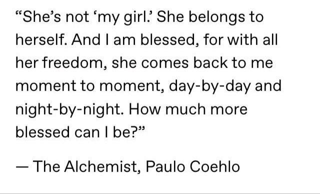 Lovandfear's tweet image. — The Alchemist, Paulo Coelho