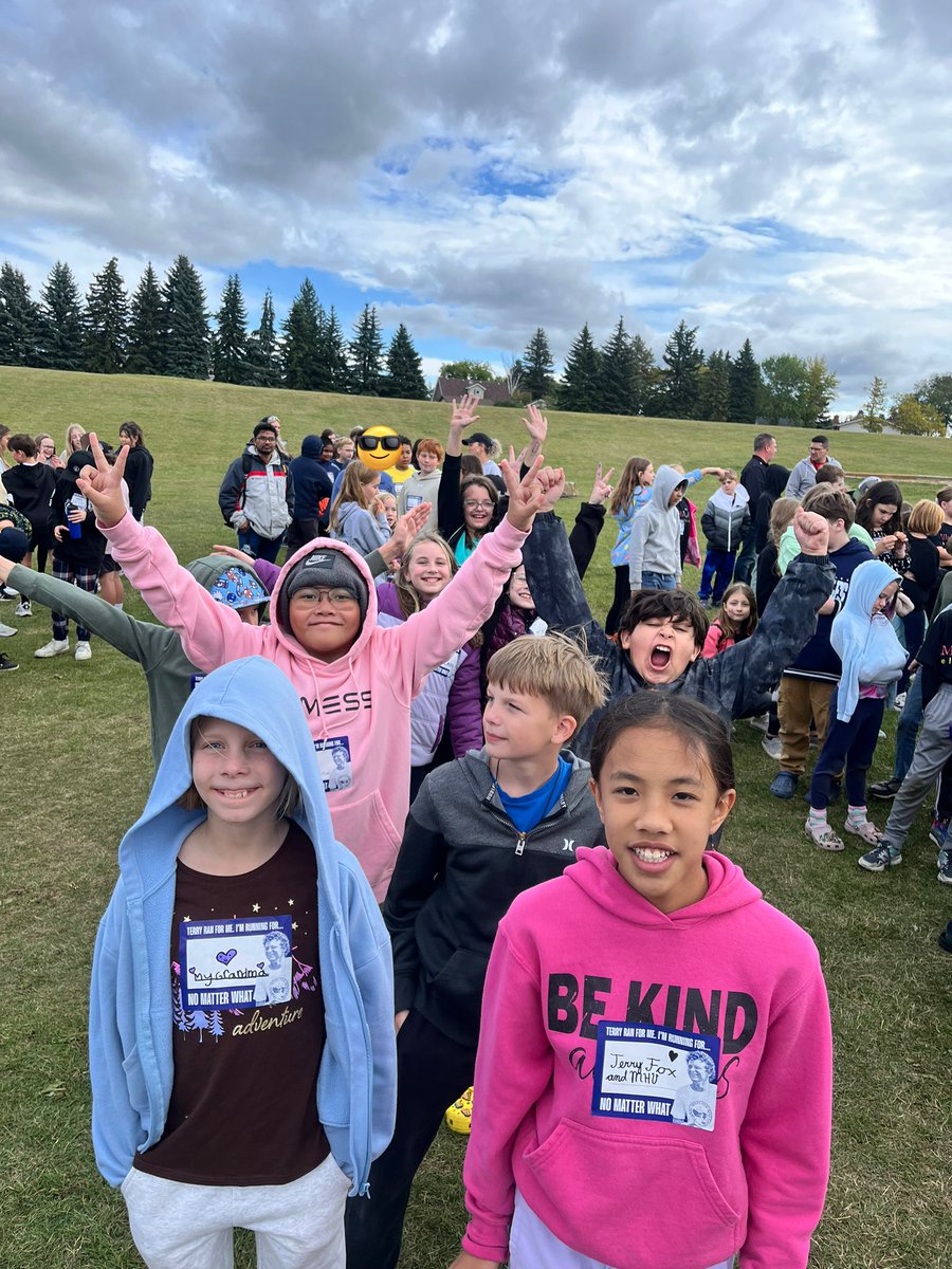 We rocked our Terry Fox walk! <a href="/MillsHaven/">Haven Mills</a> <a href="/eips/">Elk Island Public Schools</a>