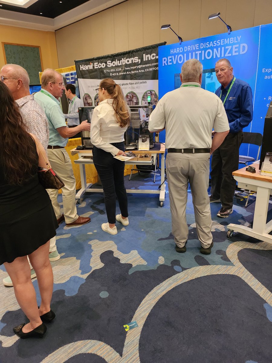 "It's magic!"✨That’s what attendees say about Garner Products’ #DiskMantler™ on Day 2 of #EScrap2024! It effortlessly automates hard drive disassembly.

Come to Booth 212 and see how it pairs with the #DeMAG™ for Verifiable #DataDestruction. 

#CircularEconomy #EWaste #ITAD