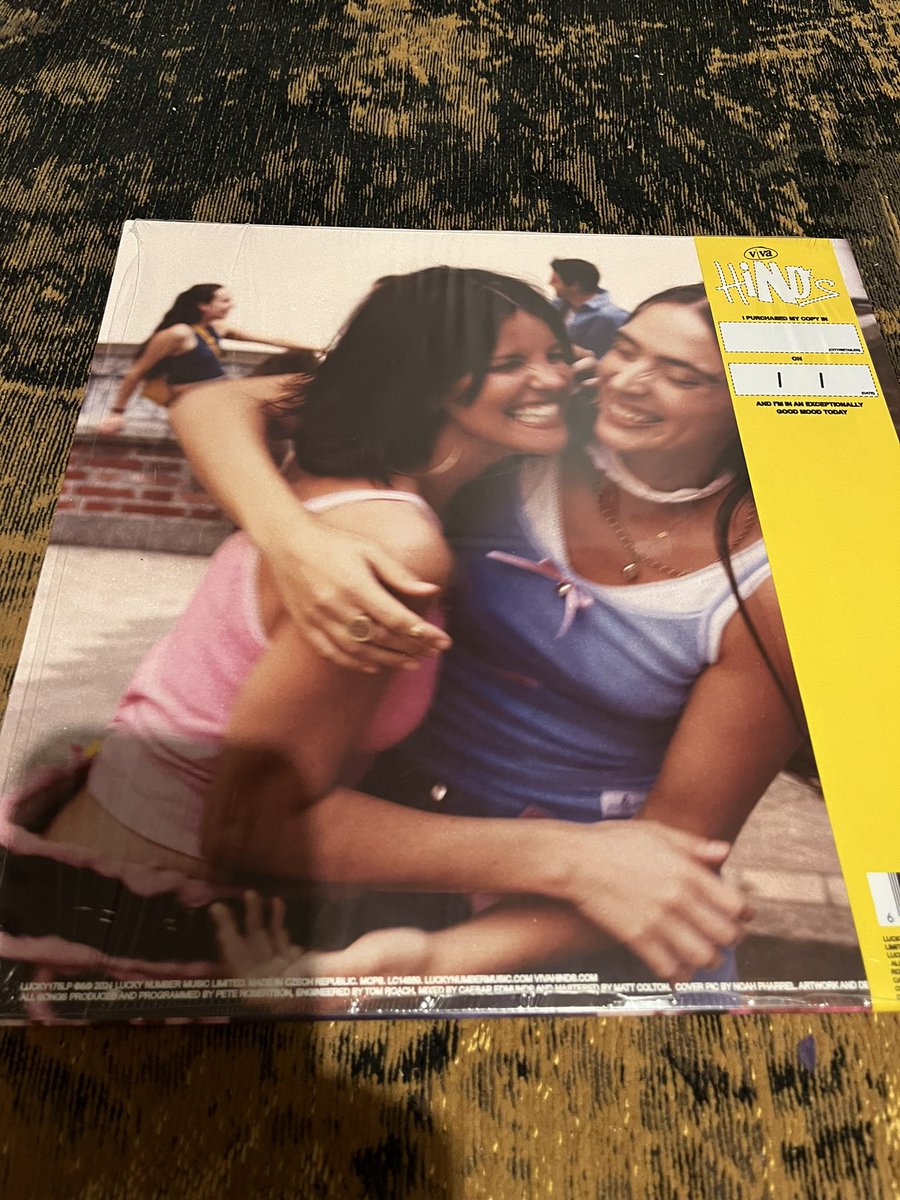 Finally a chance to spin the new <a href="/hindsband/">hind𝓼 ☻</a> album and its full of bangers- Viva Hinds shows Ana and Carlotta’s development as songwriters diving into new areas whilst always managing to produce catchy songs in the face of many challenges- love it!!