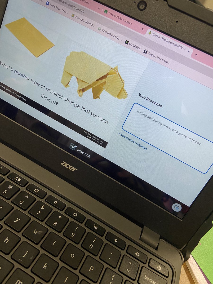 Mrs. Cavallaro (@mrscavallaro13) on Twitter photo <a href="/PearDeck/">Pear Deck Learning</a> thank you for transforming my slides and lesson into an engaging and motivating experience! My students had a blast reading about & exploring physical and chemical changes! <a href="/parker_middle/">Parker Middle School</a> <a href="/Taunton_Schools/">Taunton Public Schools</a> <a href="/PearDeck/">Pear Deck Learning</a> thank you for transforming my slides and lesson into an engaging and motivating experience! My students had a blast reading about & exploring physical and chemical changes! <a href="/parker_middle/">Parker Middle School</a> <a href="/Taunton_Schools/">Taunton Public Schools</a>