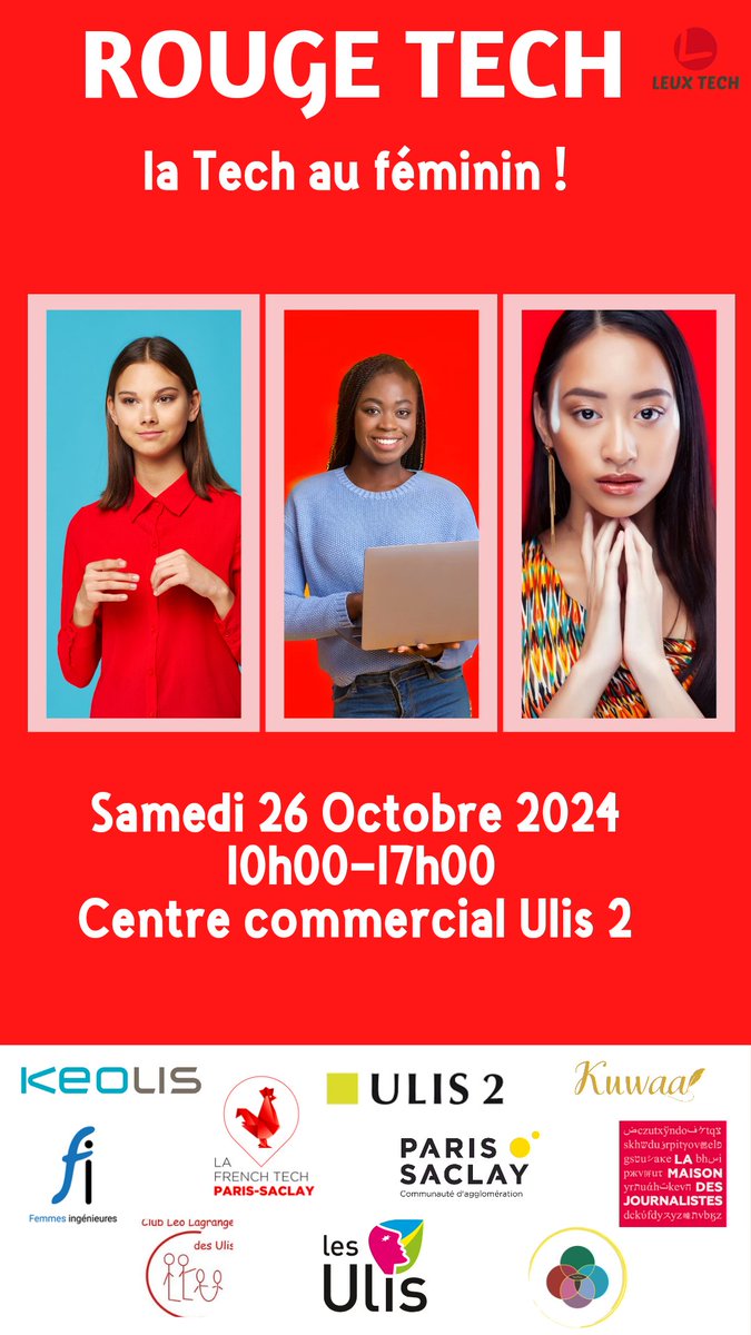 LEUX TECH (@leux_tech) on Twitter photo Octobre Rose et Rouge Tech :  un avenir sain
 Octobre Rose,  rappelle  l'importance des soins de qualité et de la prévention pour la santé des femmes.  
 Octobre Rose et Rouge Tech  deux facettes d’un même engagement : une vie saine,  épanouie pour elles
my.weezevent.com/rouge-tech Octobre Rose et Rouge Tech :  un avenir sain
 Octobre Rose,  rappelle  l'importance des soins de qualité et de la prévention pour la santé des femmes.  
 Octobre Rose et Rouge Tech  deux facettes d’un même engagement : une vie saine,  épanouie pour elles
my.weezevent.com/rouge-tech