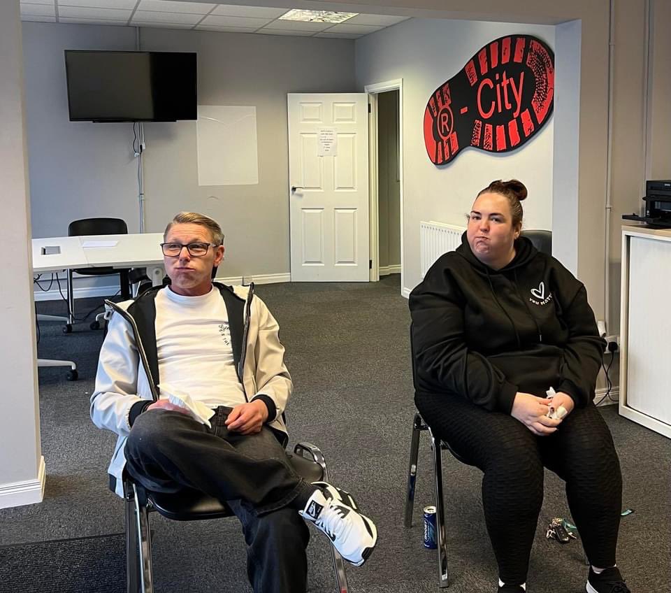 Rcitybelfast's tweet photo. Games and goal setting for our Parents Team tonight.  Congrats to Julieann, Chubby Bunny Champion! #Parents #RCITY https://t.co/Bf9KViP4S6