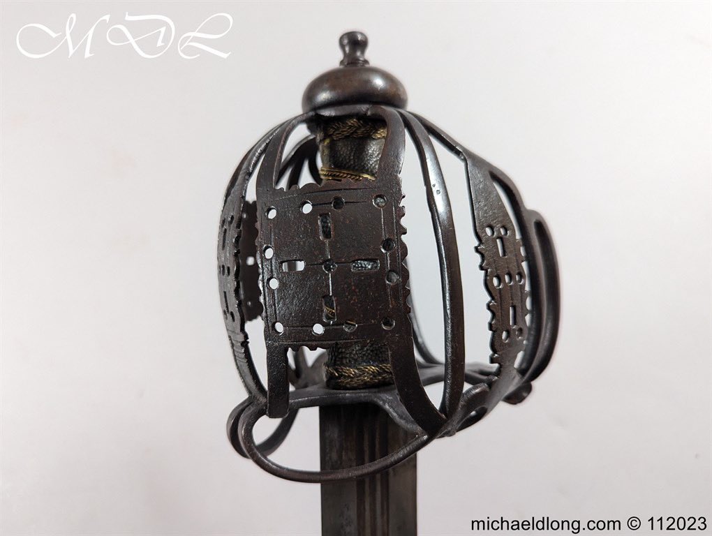 English Cavalry Basket Hilted Broadsword c 1740-50. Full basket with great patina. Come and see this and lots of other quality Militaria at Thetford Militaria Fair on Sun 6 Oct .
Visit thetfordmilitariafair.com for details 
#broadsword #baskethilt #cavalry 
<a href="/NorfolkRT/">#NorfolkRT</a> 
@Bellbo45