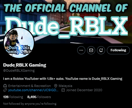 J0rsh14's tweet photo. @DudeRBLXGaming Done https://t.co/RC7zO5qtmh
