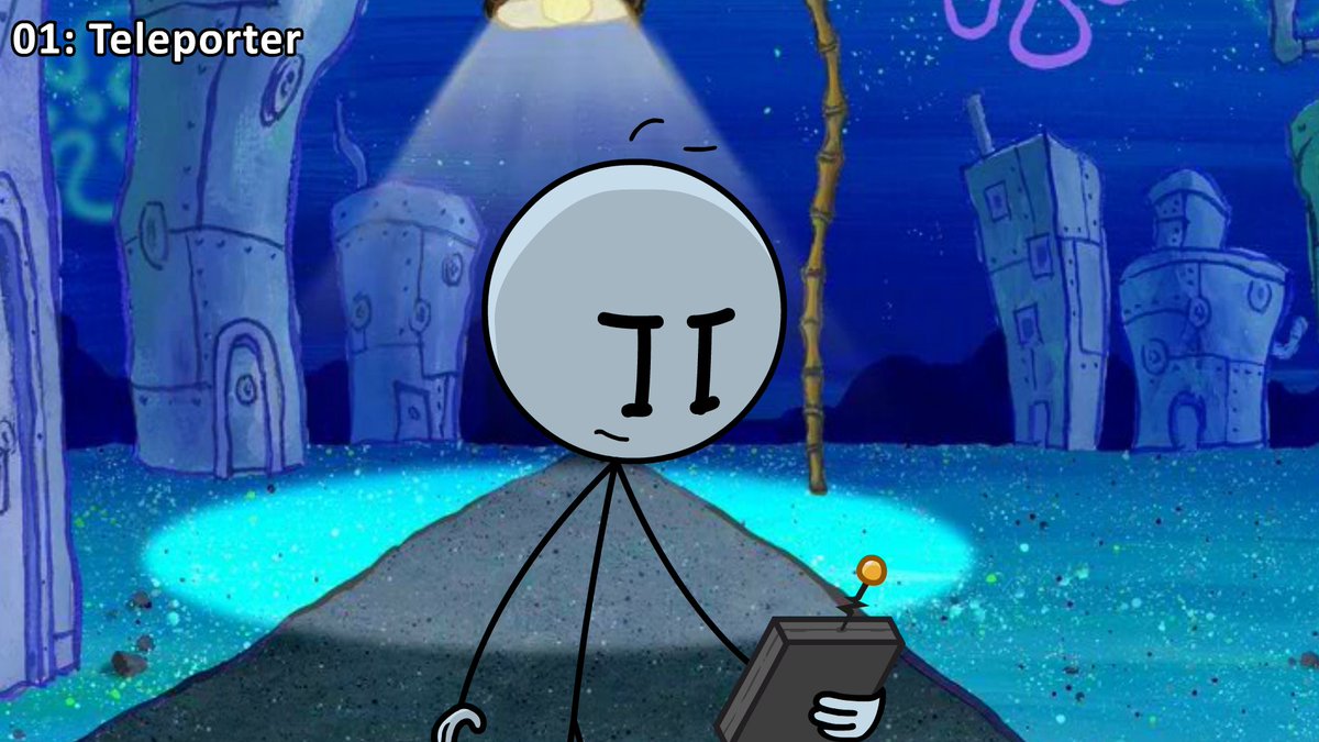 VicsterrHS's tweet photo. Hey #THSC  peeps. here's my first Sticktober prompt 
1. Teleporter go brrr, I'm working on a second one aswell, but here is this one (also transparent version for those who want to put him in the craziest places. #HenryStickminFanArt #stickmintober2024 https://t.co/CEfovxu5Ju