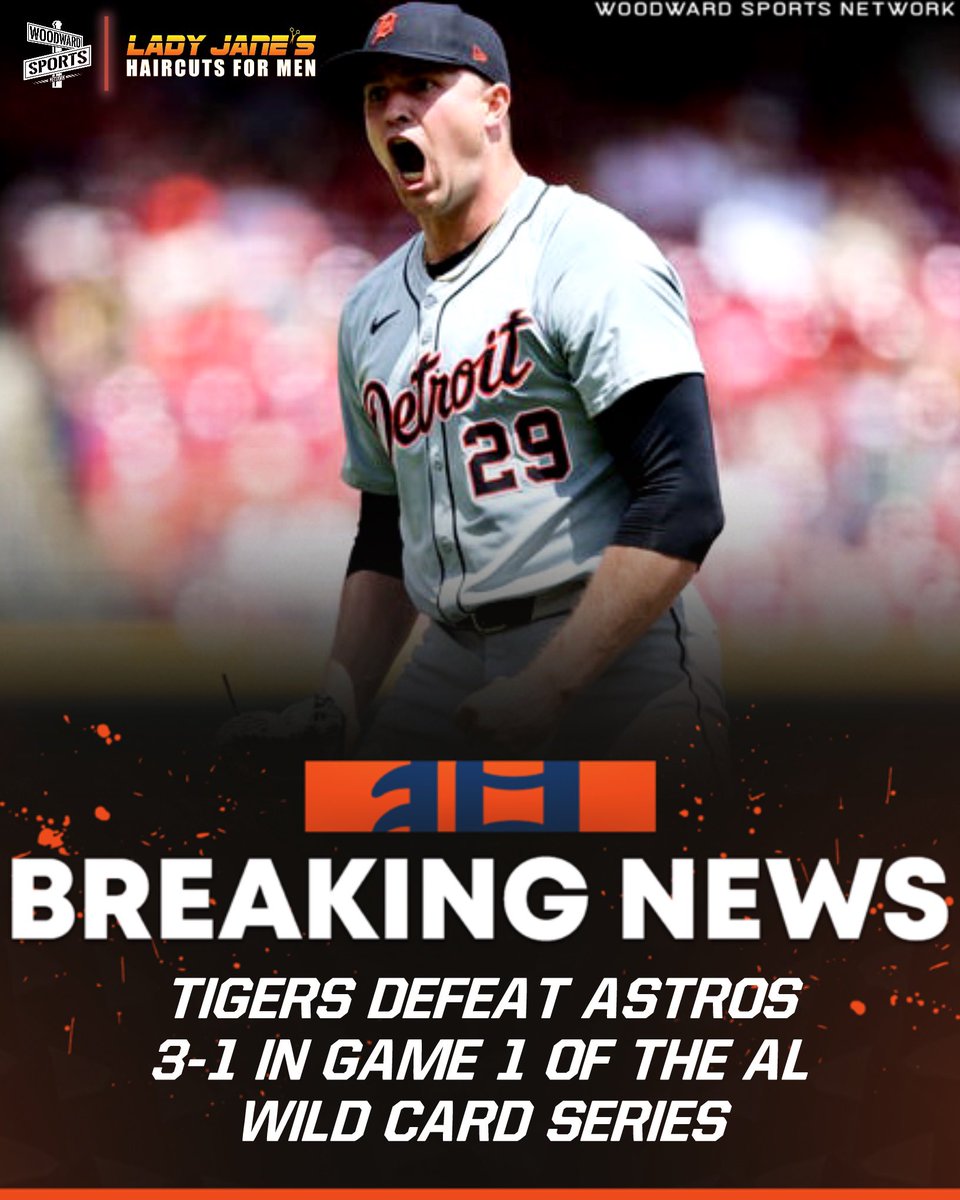 The Detroit Tigers win game 1 vs Houston Astros behind a DOMINANT start from Tarik Skubal

#RepDetroit #Postseason