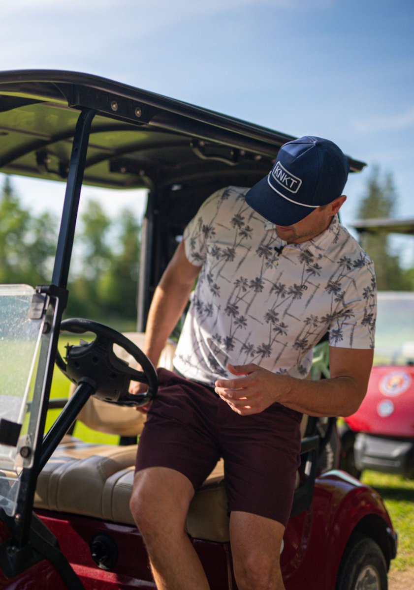 On the green or off, bring style and a little flair to your every day.

#ForTheGreen #GolfGameStrong #KNKT #KnewNothingKeptTrying #SwingInStyle