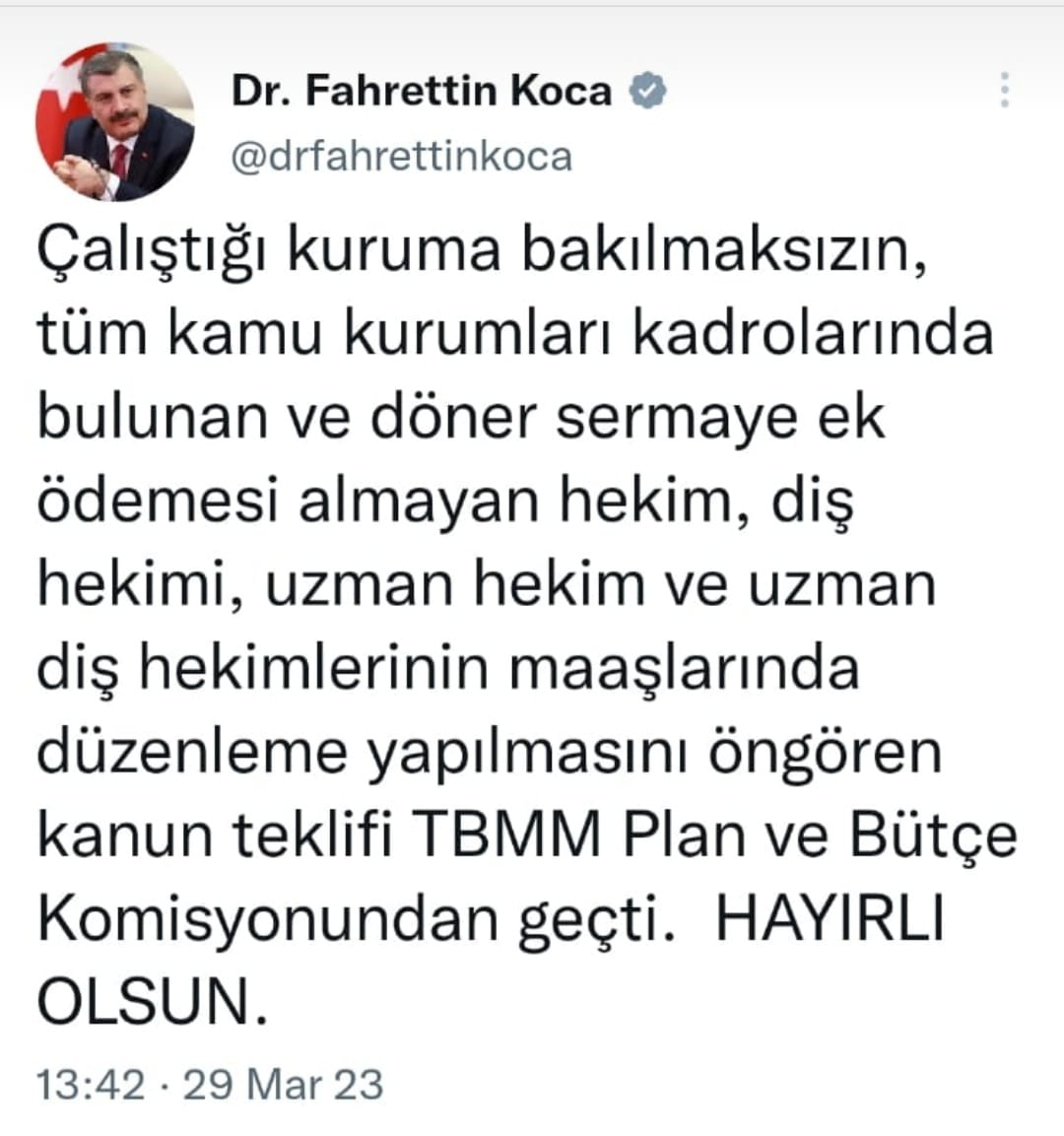 <a href="/aylinyaman_/">Dr. Aylin Yaman</a> Kamu sağlık çalışanları olarak bizim için oluşan bu ex halı 
Sağlık yönetimi ve Türk siyasetinin sorunudur 
Korkarım,ki bu eninde sonunda büyük bir fatura olarak halkımızın karşısına da çıkacaktır 
Sağlık hizmeti Sadece doktor ve sadece SB tarafından verilmemektedir.
Üzgünüm