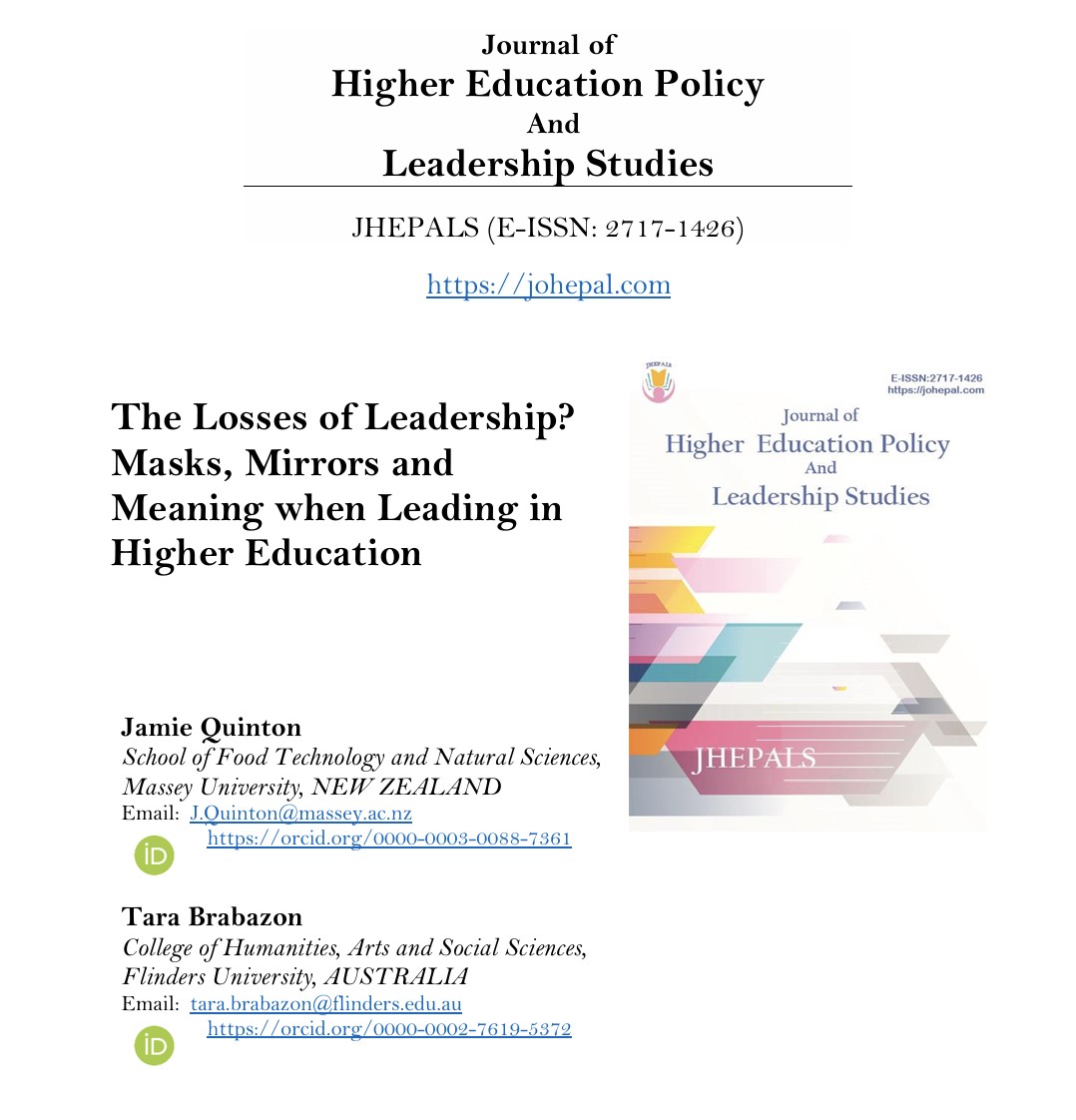 tarabrabazon's tweet image. Released overnight. With love to @JamieQuinton7. The losses of leadership.  Moving outside of the &apos;leadership industry&apos; in North America and Europe, we probe what is lost from leadership, and how to create meaning and authenticity. And some peace...  johepal.com/article-1-848-…