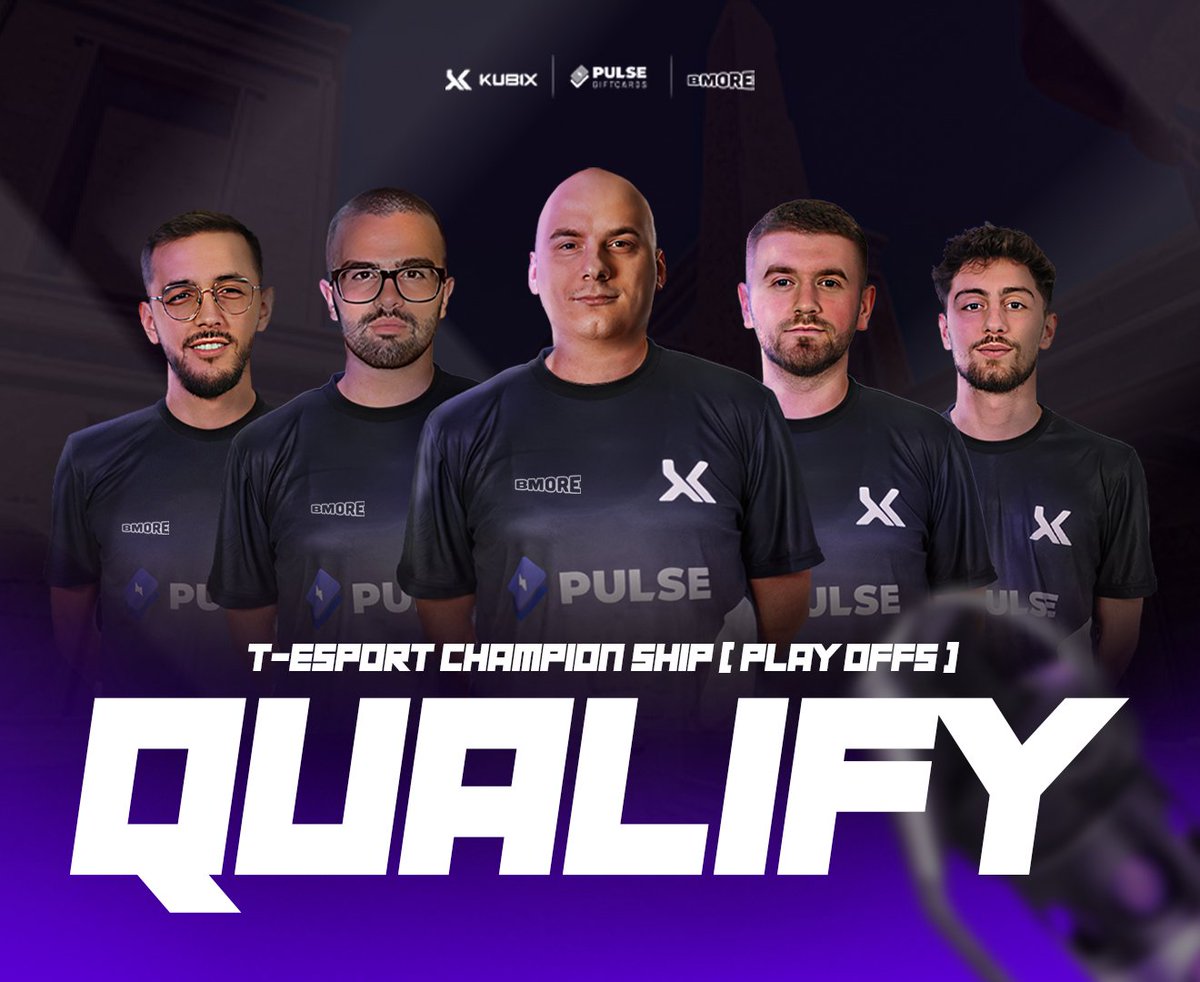 We are qualified for play offs in T-Esport Championship ! 🔥
Swiss Stage 3-0 ✅️