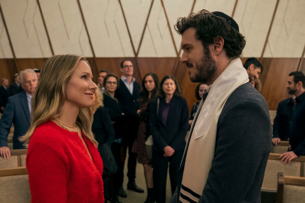 Variety's tweet photo. Netflix's "Nobody Wants This" is being called out for "stereotypical" Jewish characters, but creator Erin Foster says "what I really wanted to do was shed a positive light on Jewish culture."

“I think we need positive Jewish stories right now. I think it’s interesting when people focus on, ‘Oh, this is a stereotype of Jewish people,’ when you have a rabbi as the lead. A hot, cool, young rabbi who smokes weed. That’s the antithesis of how people view a Jewish rabbi, right? If I made the Jewish parents, like, two granola hippies on a farm, then someone would write, ‘I’ve never met a Jewish person like that before. You clearly don’t know how to write Jewish people, you don’t know what you’re doing, and that doesn’t represent us well.’”

Read more here: https://t.co/fwBIDF8npx