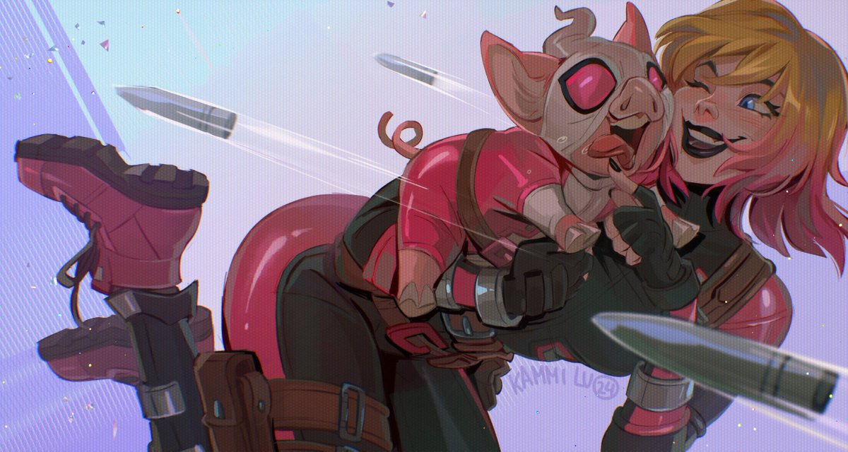 #gwenpool 💗🖤🐽
