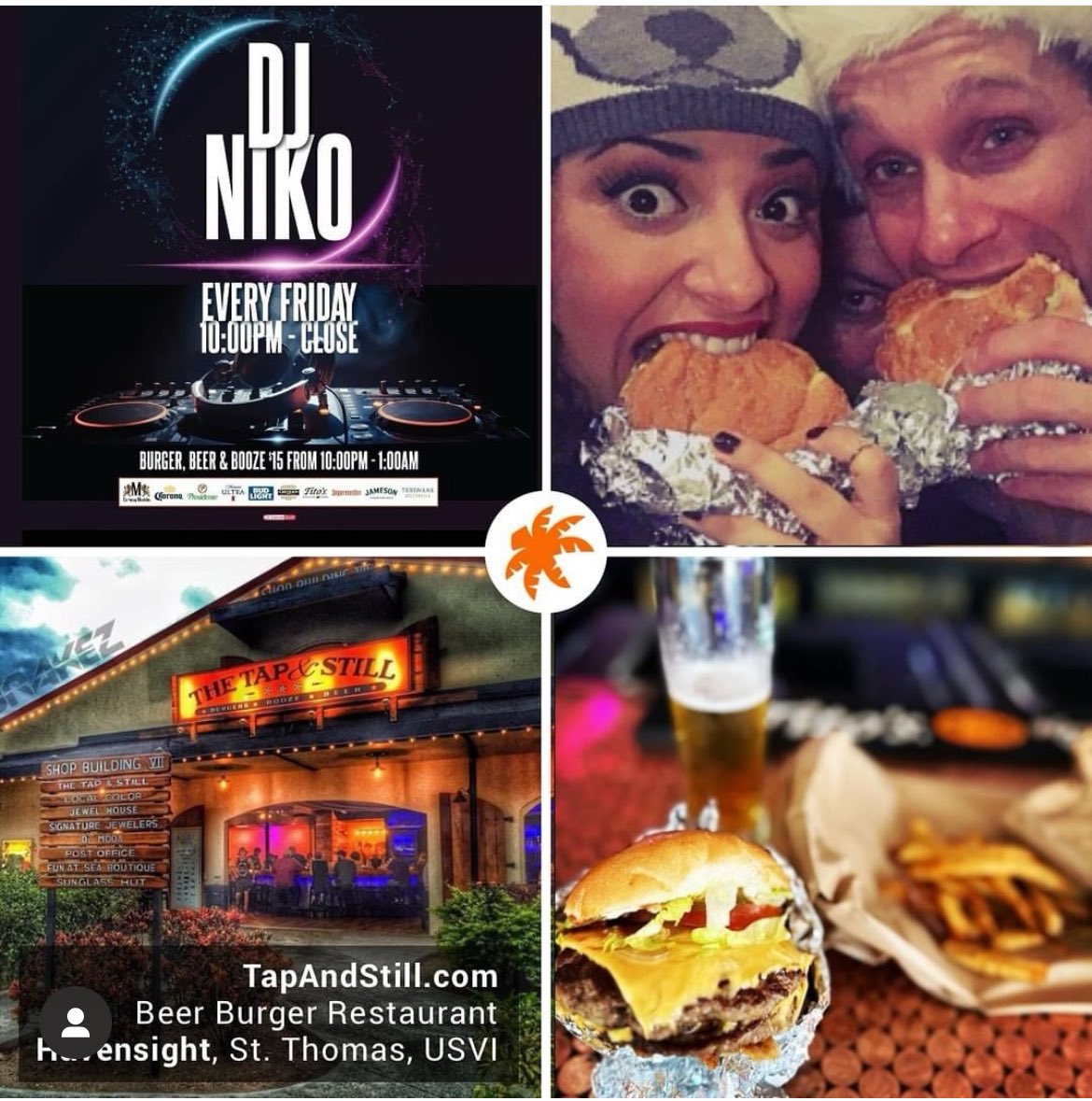 ST. THOMAS USVI 🇻🇮 Beers, Burgers &amp; Late Night Parties! TapAndStill.com 
😎🌴#CoolestCarib 

Follow ⁦<a href="/TapStillCarib/">The Tap & Still Caribbean</a>⁩
#TapAndStill #TapAndStillHavensight