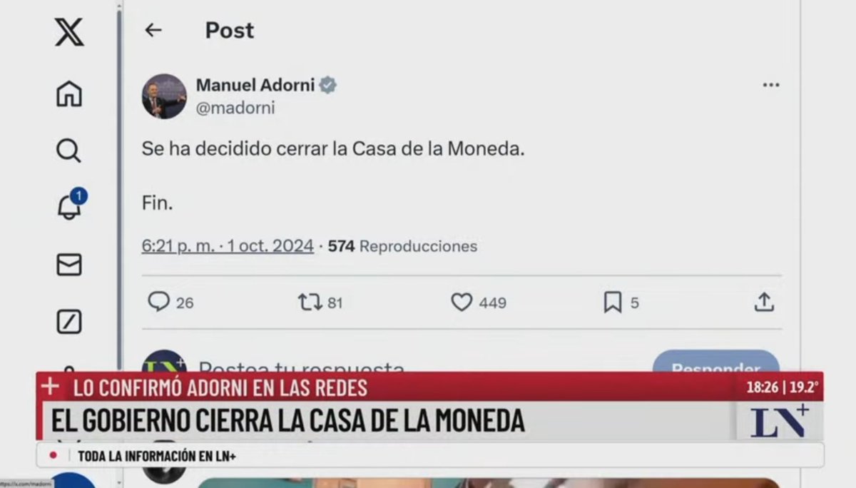 🚨 El Gobierno cerrará la Casa de la Moneda