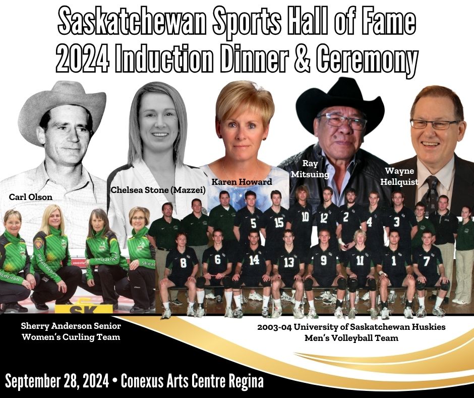 The Saskatchewan Sports Hall of Fame installed their newest induction class on Saturday night. You can learn more about this exciting class of seven great inductees by visiting our homepage (sasksportshalloffame.com) where each is featured towards the bottom of the page.