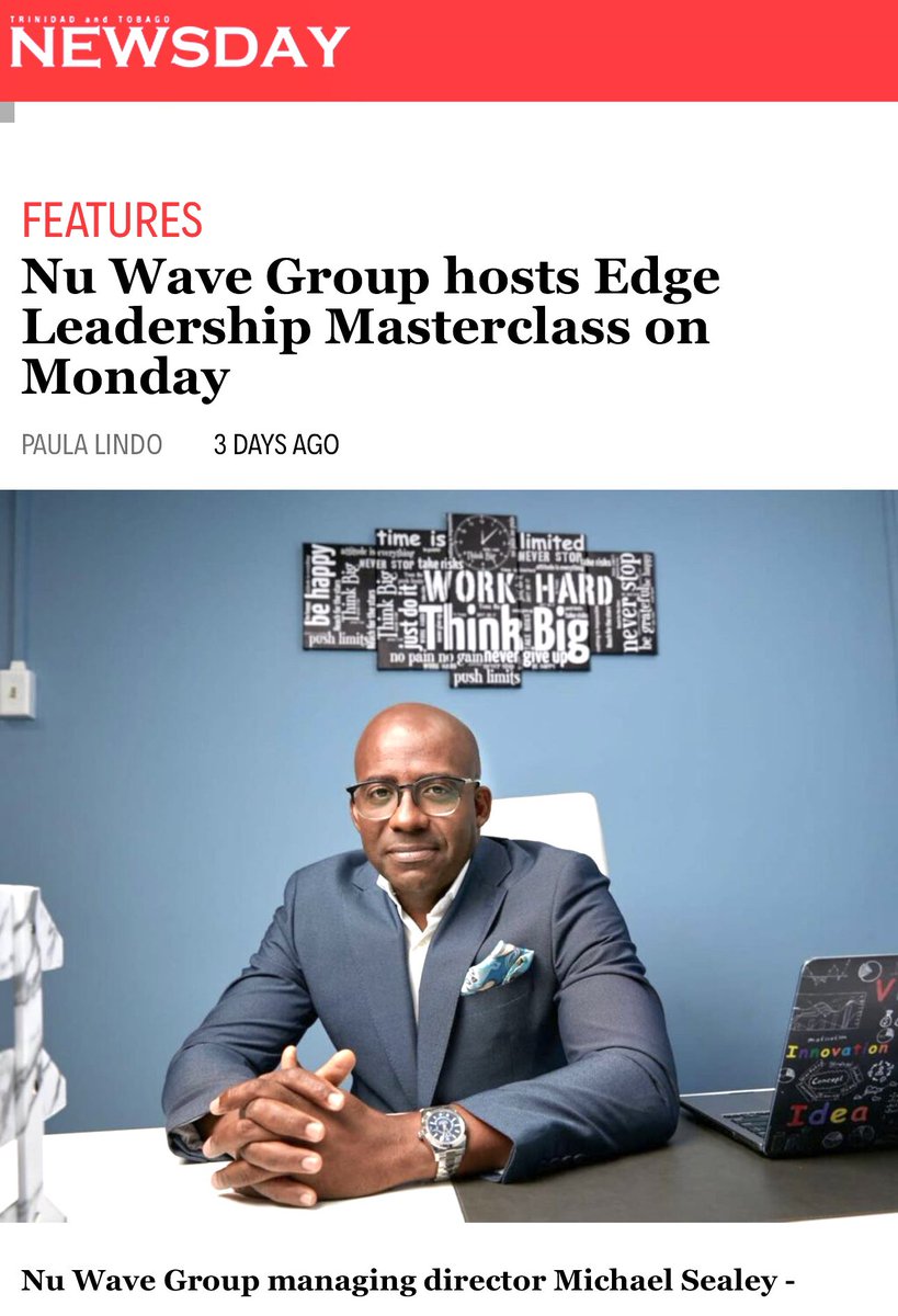 it's always a pleasure to see my executive portrait clients stepping out with the work we've done together. 

Michael Sealey commissioned me to do the positioning photography for the expansion of his automotive repair and rental business, NuWave.