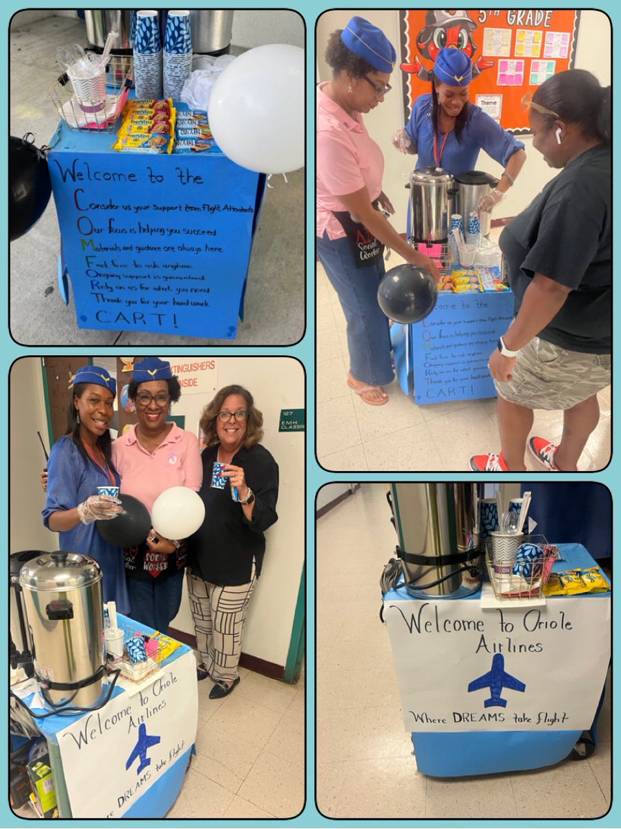 Oriole Elementary (@orioleelem) on Twitter photo With their thoughtful comfort cart, some of Oriole’s Flight Attendants Ms. Hackley and Ms. Ivy exemplified the power of kindness and support, ensuring faculty and staff feel valued, appreciated, and empowered to thrive. <a href="/jenescandell/">Jennifer O. Escandell</a> <a href="/browardschools/">Broward Schools</a> <a href="/HowardHepburn/">Howard Hepburn</a> With their thoughtful comfort cart, some of Oriole’s Flight Attendants Ms. Hackley and Ms. Ivy exemplified the power of kindness and support, ensuring faculty and staff feel valued, appreciated, and empowered to thrive. <a href="/jenescandell/">Jennifer O. Escandell</a> <a href="/browardschools/">Broward Schools</a> <a href="/HowardHepburn/">Howard Hepburn</a>