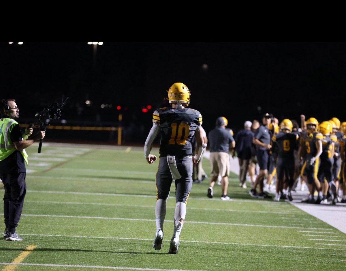 Ryland (Rino) Watters (@rylandwatters) on Twitter photo Im sad to announce I will be out for the season with a fractured foot. Thank you to all the coaches and teammates for such a great 5 weeks. Dont count this team out!
Through 4 whole games
Passing: around 90 Y/G
Rushing: 150 Y/G
<a href="/R_AdamsFootball/">Rochester Adams Football</a>
I will come back better than ever. Im sad to announce I will be out for the season with a fractured foot. Thank you to all the coaches and teammates for such a great 5 weeks. Dont count this team out!
Through 4 whole games
Passing: around 90 Y/G
Rushing: 150 Y/G
<a href="/R_AdamsFootball/">Rochester Adams Football</a>
I will come back better than ever.