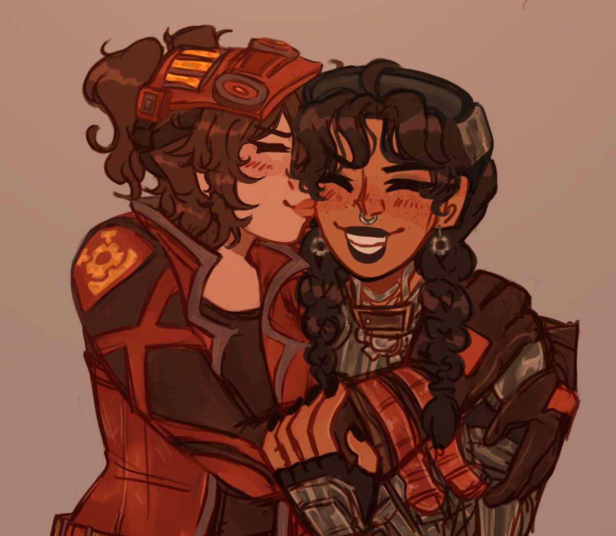 llunarecl1ps's tweet image. drawing for my love @splatooncarol I love you so much 🫶🏼 #nitroengineering