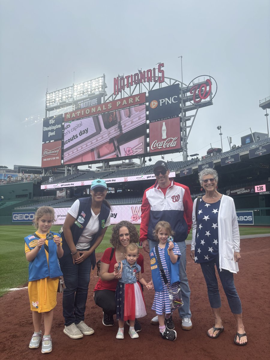 From the field to the stands, it's all about friendship, fun, and fearless girl power at Nationals Park! ⚾✨ Girl Scouts from across our council celebrated Girl Scout Day with the Washington Nationals, making memories that last a lifetime.💚