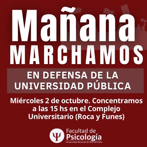 Mañana marchamos 💪🏽