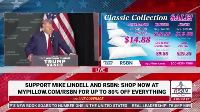 my pillow is now selling for $14.88 which is definitely a coincidence and not an anti-semitic train whistle. gee I wonder why most jews are democrats.