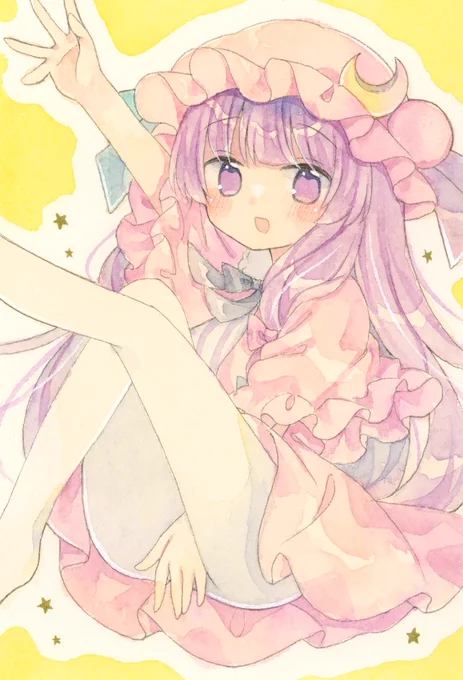 新刊表紙のパチュリーさん #東方Project